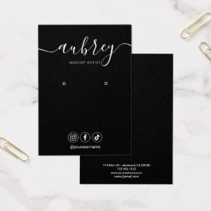 Modern Visning för enkel läsning av skript Visitkort