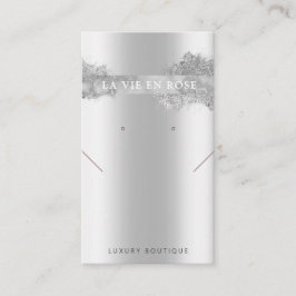 Modern visning för Glitter-öronring Visitkort