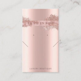 Modern visning för Glitter-öronring Visitkort