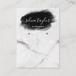 Modern visning för minimal avbildning av kalligraf visitkort