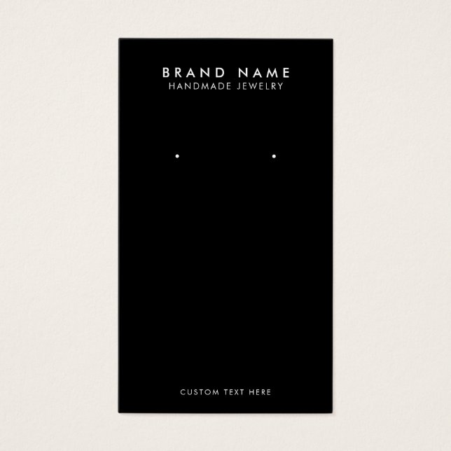 Modern Visning för minimal avläsning Visitkort (Framsidan)