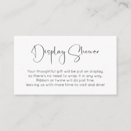 Modern Visning för skriptMöhippa Tilläggskort