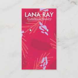 Modern Visning för tropisk botanisk avläsning Visitkort