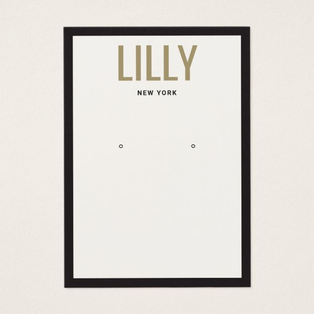 Modern Visning-kort för Elfenbenskustens svarta Gr Visitkort (Framsidan)