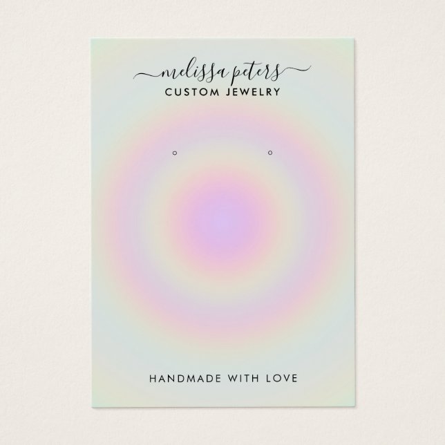 Modern Visning-kort för holografisk judavläsning Visitkort (Framsidan)