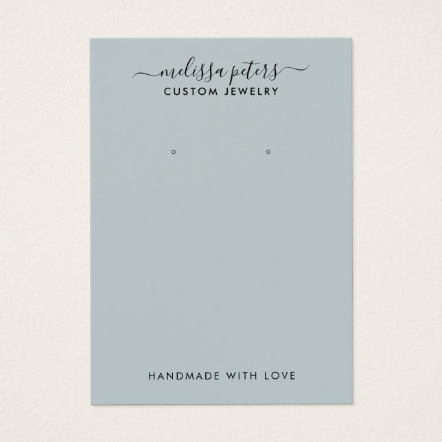 Modern Visning-kort för judiska avläsningar av blå Visitkort (Framsidan)