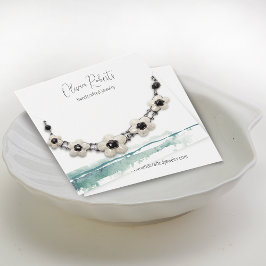 Modern Visning-kort för Necklace Bracelet Visitkort