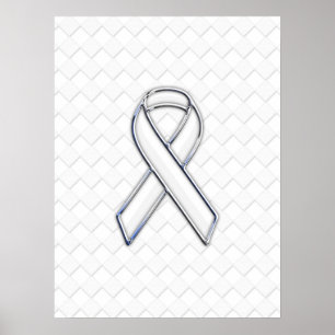 Modern vit bandupplevelse vid utskrift av Checkers Poster
