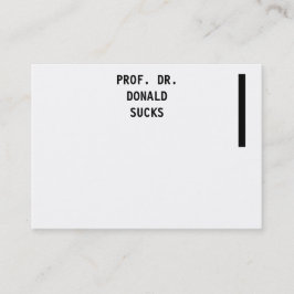 Modern, vit, fet visitkort