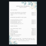 Modern, vit grönt lövbordsbonde flygblad<br><div class="desc">Modern leafy-flygare i vitt,  grönt. Redigera produkten på några minuter genom att lägga till data. Du kan ändra teckensnitt/färg / position genom att "ytterligare anpassa".</div>