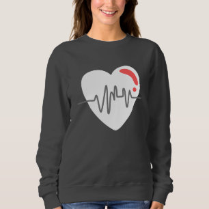 Modern vit hjärtrytm, grått t shirt
