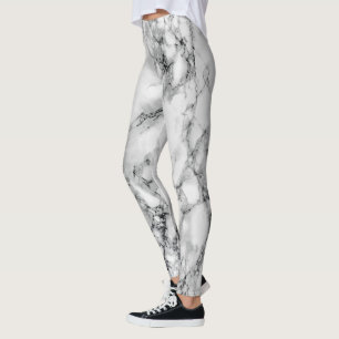 Modern vit marble Leggings