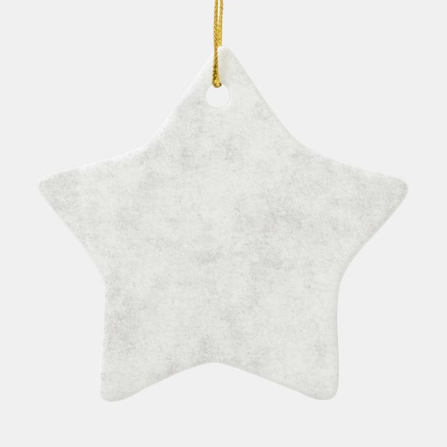 Modern vit marmor julgransprydnad keramik (Framsidan)