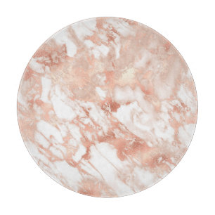 Modern vit och roséguld marmor mönster