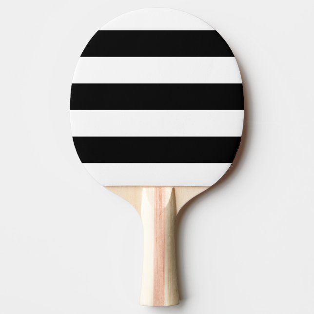 Modern vit, Svarta Rand Pingisracket (Framsidan)