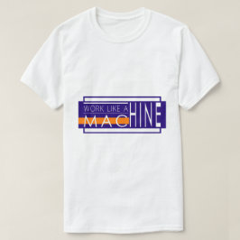 Modern vit texttypgrafi t shirt