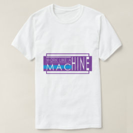 Modern vit texttypgrafi t shirt