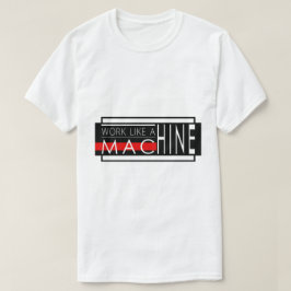 Modern vit texttypgrafi t shirt