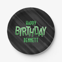 Modern Vuxen Grönt Birthday