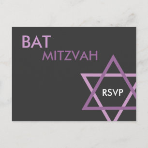 Modern vykort för Bat mitzvah OSA