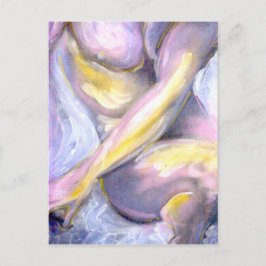 Modern vykort för honom Original Art Male-Nude