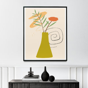 Modern Wall Art i mitten av århundradet, Böhmen St Poster