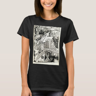 "Modern Warfare" tusch-ritad t-shirt