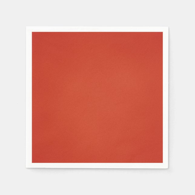 Modern Warm Red Grainy Struktur Pappersservett (Framsidan)