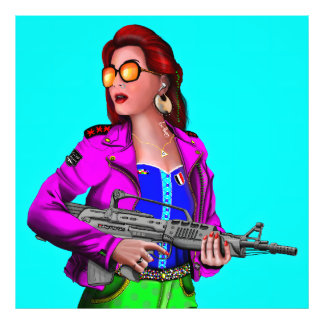Modern Warrior Fototryck