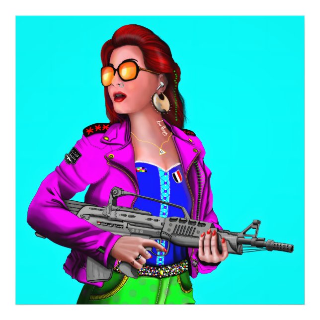 Modern Warrior Fototryck (Framsidan)