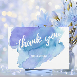 Modern Watercolor Blue Teal Turcos TACK