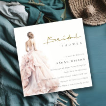 Modern Watercolor Bröllop Gown-Möhippa