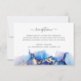 Modern Watercolor-bröllopskort Inbjudningar
