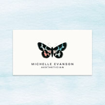 Modern Watercolor Butterfly Elegant Logotyp