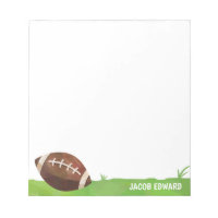 Modern Watercolor Football Sport Grass Roligt Kids