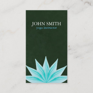 Modern Watercolor Lotus Flower Logotyp Yoga Busine Visitkort