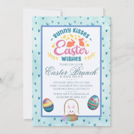 Modern Watercolor Påsk Brunch Egg Hunt Inbjudningar