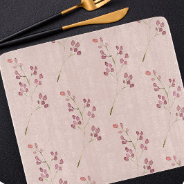 Modern Watercolor Red Flower Mönster