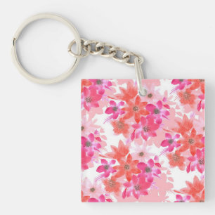 Modern Watercolor Rosa Flowers