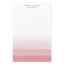 Modern Watercolor Rosa Ombre-Personlig