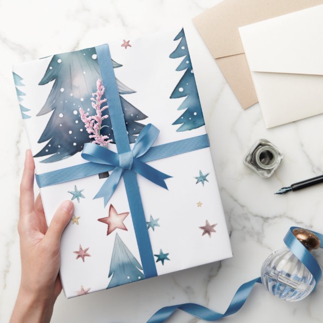 Modern Watercolor  Wrapping Paper Presentpapper (Gifting)