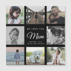 Modern WE KÄRLEK DIG Mamma Mors dag Fotokollage