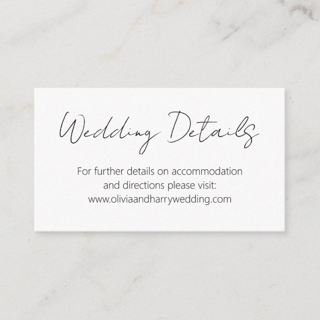 Modern Webbplatshandstils Inklusionskort Tilläggskort (Framsida)