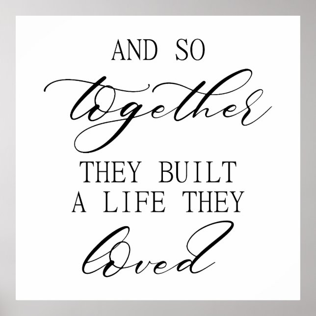 Modern Wedding Backdrop – Wedding Sign & Backdrop Poster (Framsidan)