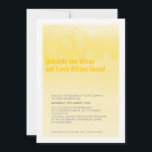 MODERN WEDDING-INVITATION - gult av vattenfärg Inbjudningar<br><div class="desc">Originalillustration design upphovsrätt till enbart söt PAPPERIE 2013 - - - - - - - - - - - - - - - - - - - - - - - - - - - - - - - - - - - - - - - - - - -...</div>