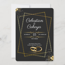 Modern Wedding Invitation Inbjudningar