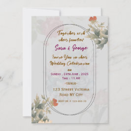 Modern Wedding Invitations Inbjudningar