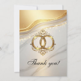 Modern Wedding Thank You Card Tack Kort