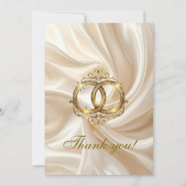 Modern Wedding Thank You Card Tack Kort