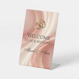 Modern Wedding Welcome Sign